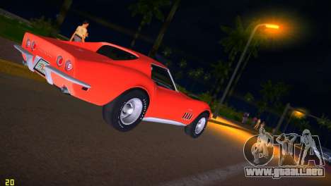 Chevrolet Corvette (C3) Stingray T-Top 1969 para GTA Vice City