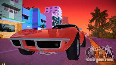 Chevrolet Corvette (C3) Stingray T-Top 1969 para GTA Vice City