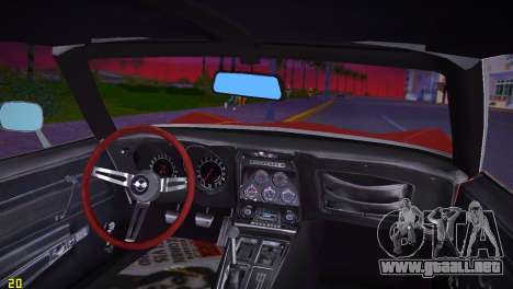 Chevrolet Corvette (C3) Stingray T-Top 1969 para GTA Vice City