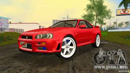 Nissan Skyline GTR R34 para GTA Vice City