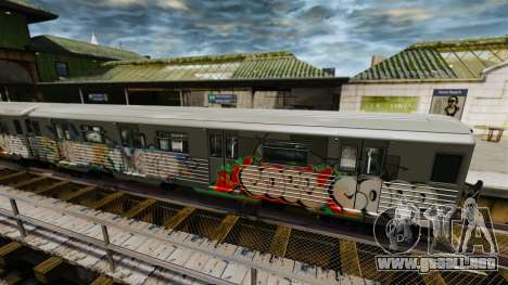 Nuevo graffiti en el metro v2 para GTA 4