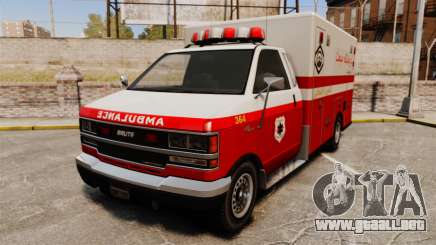 Iraní de pintura ambulancia para GTA 4