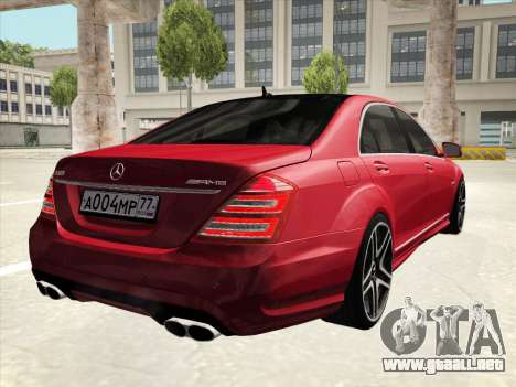 Mercedes-Benz S65 AMG 2012 para GTA San Andreas