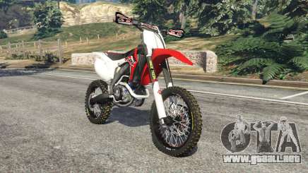 Honda CRF450 2015 para GTA 5