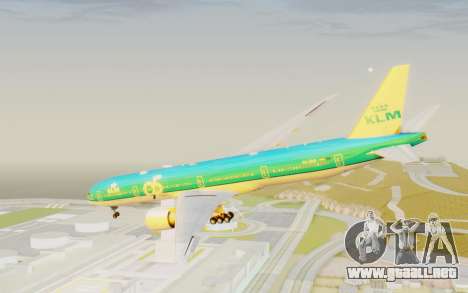 Boeing 777-300ER KLM - Royal Dutch Airlines v3 para GTA San Andreas