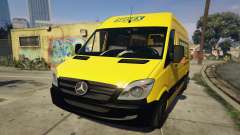 CORREIOS Sedex Mercedes Sprinter para GTA 5