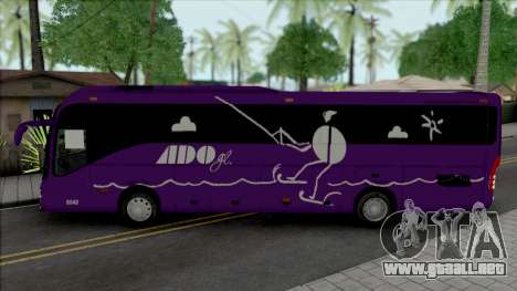 Volvo 9800 de ADO GL (Morado) para GTA San Andreas