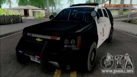 Chevrolet Tahoe 2008 LAPD para GTA San Andreas