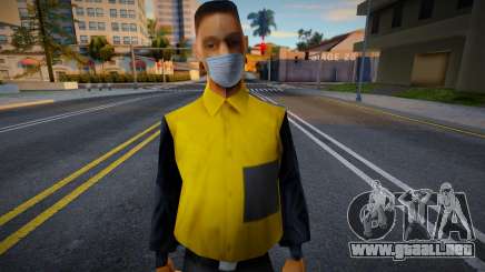 Bmyri en una máscara protectora para GTA San Andreas