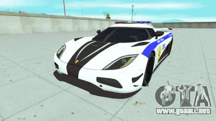 Koenigsegg Agera R Russian Police para GTA San Andreas