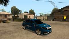 Renault Logan Policia de Santa Fe para GTA San Andreas