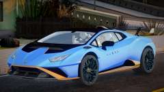 Lamborghini Huracan STO 2021 Blue para GTA San Andreas