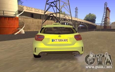 Mercedes-Benz A-Class Taxi Opti para GTA San Andreas