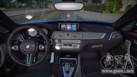 BMW M2 Competition UKR Plate para GTA San Andreas