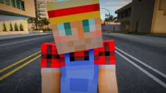 Cwmyfr Minecraft Ped para GTA San Andreas