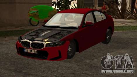 BMW F30 2024 para GTA San Andreas