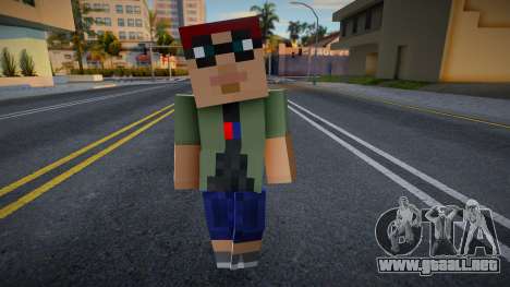 Minecraft Ped Zero para GTA San Andreas