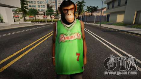 Grove Street Families - Monkey (FAM3) para GTA San Andreas