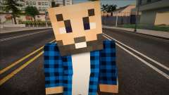 Minecraft Ped Hmost para GTA San Andreas