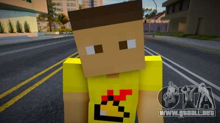 Minecraft Ped Wmybell para GTA San Andreas